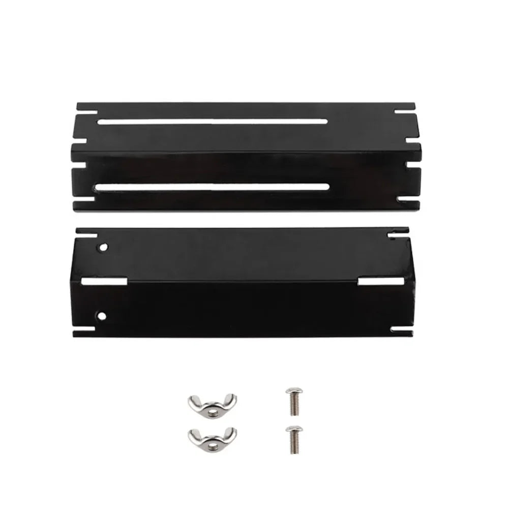 Luvikno | Grill skjold Justerbart varmebeskyttelse for gassgriller | Erstatnings termiske plater laget av emalje | 2/4 par sett | Universelt justerbart 30–56 cm