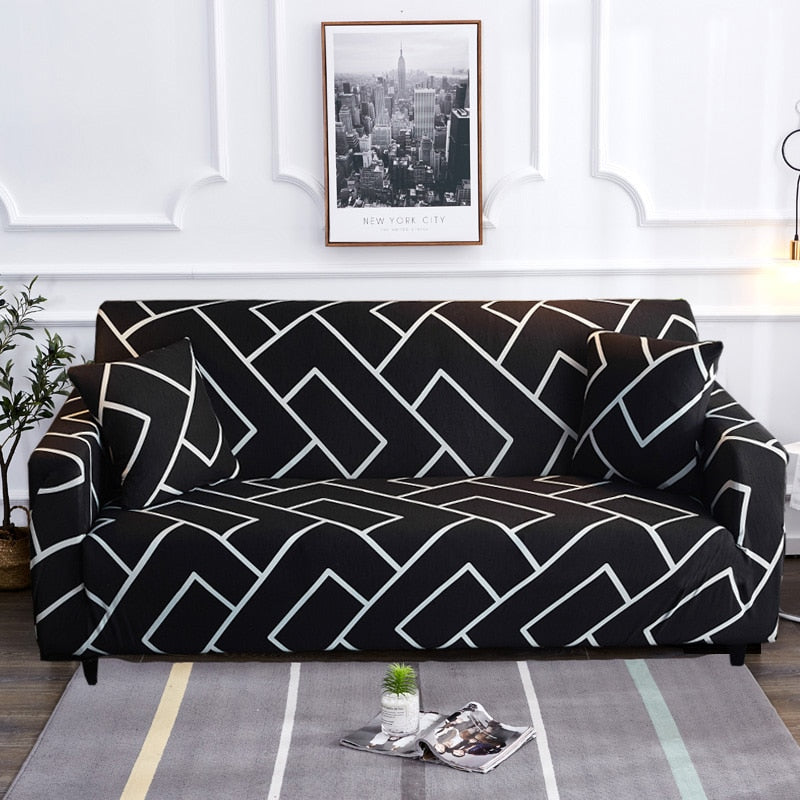 Moderne Antiskli Fargerik Elastisk Sofatrekk | Luvikno