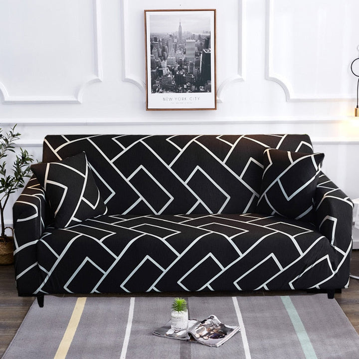 Moderne Antiskli Fargerik Elastisk Sofatrekk | Luvikno