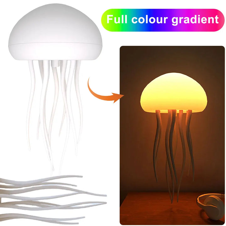Jellyfish RGB Stemmegjenkjennings Anheng Nattlampe | Luvikno