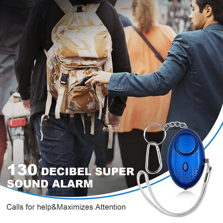 Luvikno | Personlig sikkerhetsalarmanlegg med LED-lys (130 dB) – SafeSound