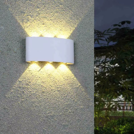 Moderne LED Vegglampe - Allsidig Innendørs Belysningsarmatur 4W, 6W, 8W Luvikno
