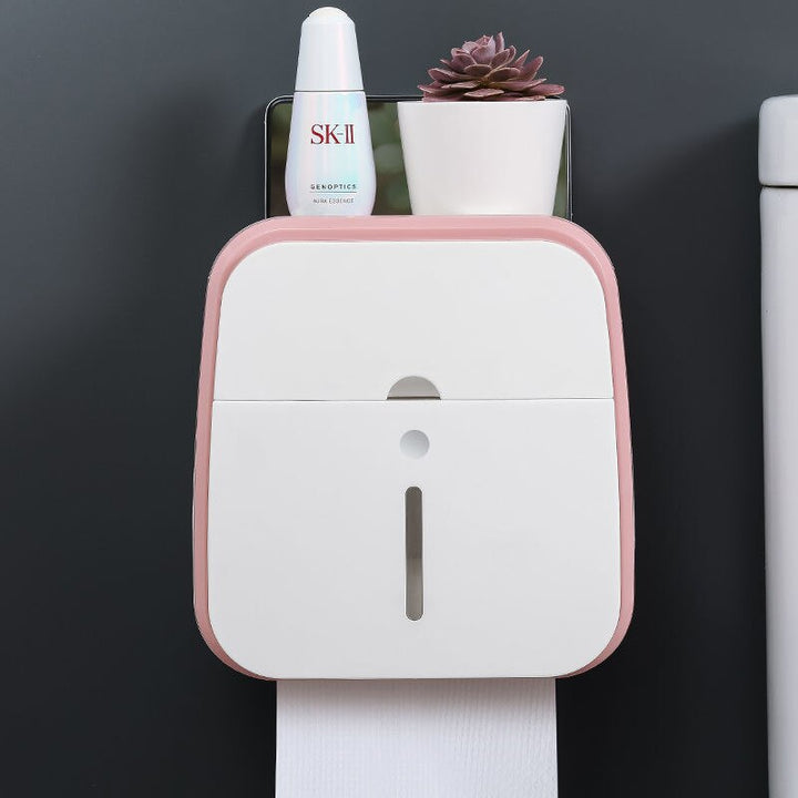 Vegghengt baderomsorganisator Tissue Box Holder | Luvikno