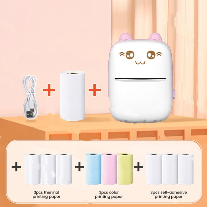 Mini Cat Termisk Luviknouetooth Etikettprinter | Luvikno