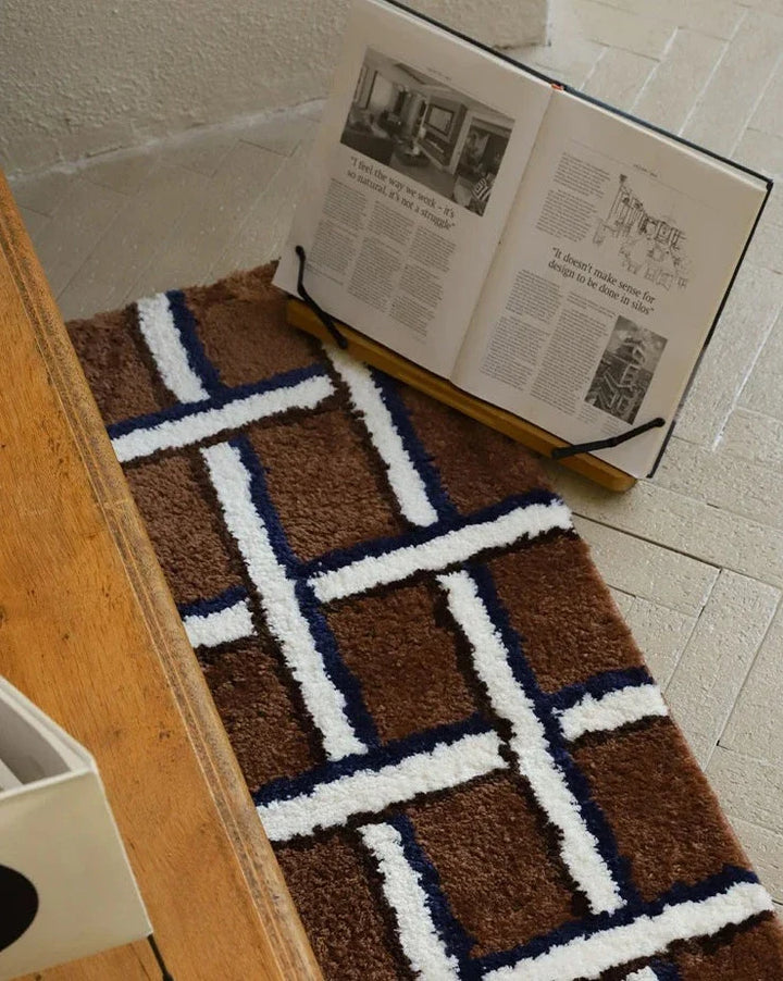 illustrative Grid Rug | Luvikno