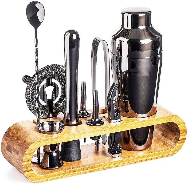 Stirré Elite Cocktail Set – Luksuriøs Metallisk Bar Kit Nødvendigheter | Luvikno