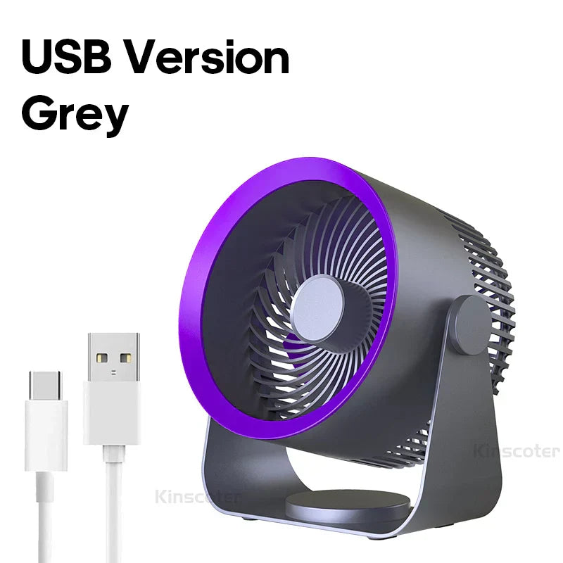 BreezeBuddy vifte – Bærbar USB-kjøling for reise Luvikno