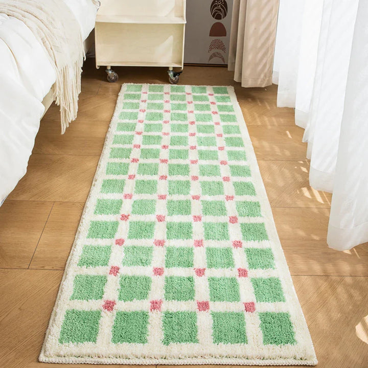 Lang Tufting Gitter Bade Matte | Luvikno