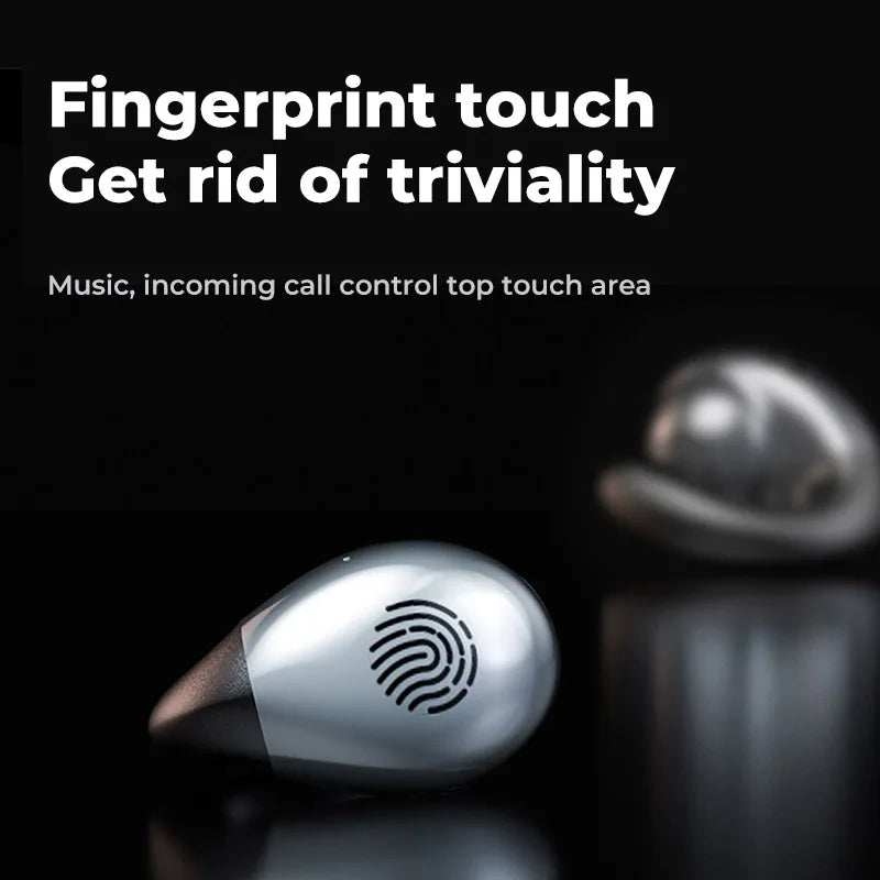 Super Lett Benledning Bluetooth Trådløse Sport Ørepropper Hodetelefoner Luvikno
