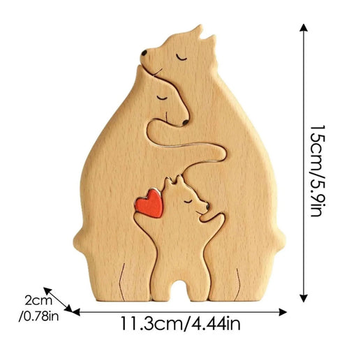 Loving Bears SammenkoLuviknoede Puslespill Dekor | Luvikno