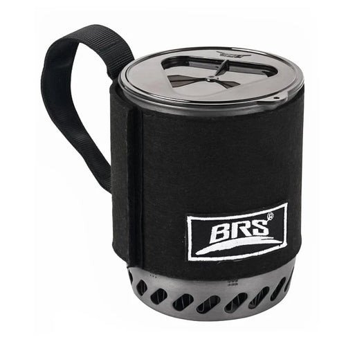Luvikno | TrailFlame Ultra-light BRS-61 Campingkomfyr med integrert varmelagerkjel | Utendørs gasskomfyr for trekking og backpacking