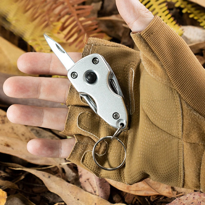 6in1 Rustfritt Stål Adventure Pro Verktøy Nøkkelring | Luvikno