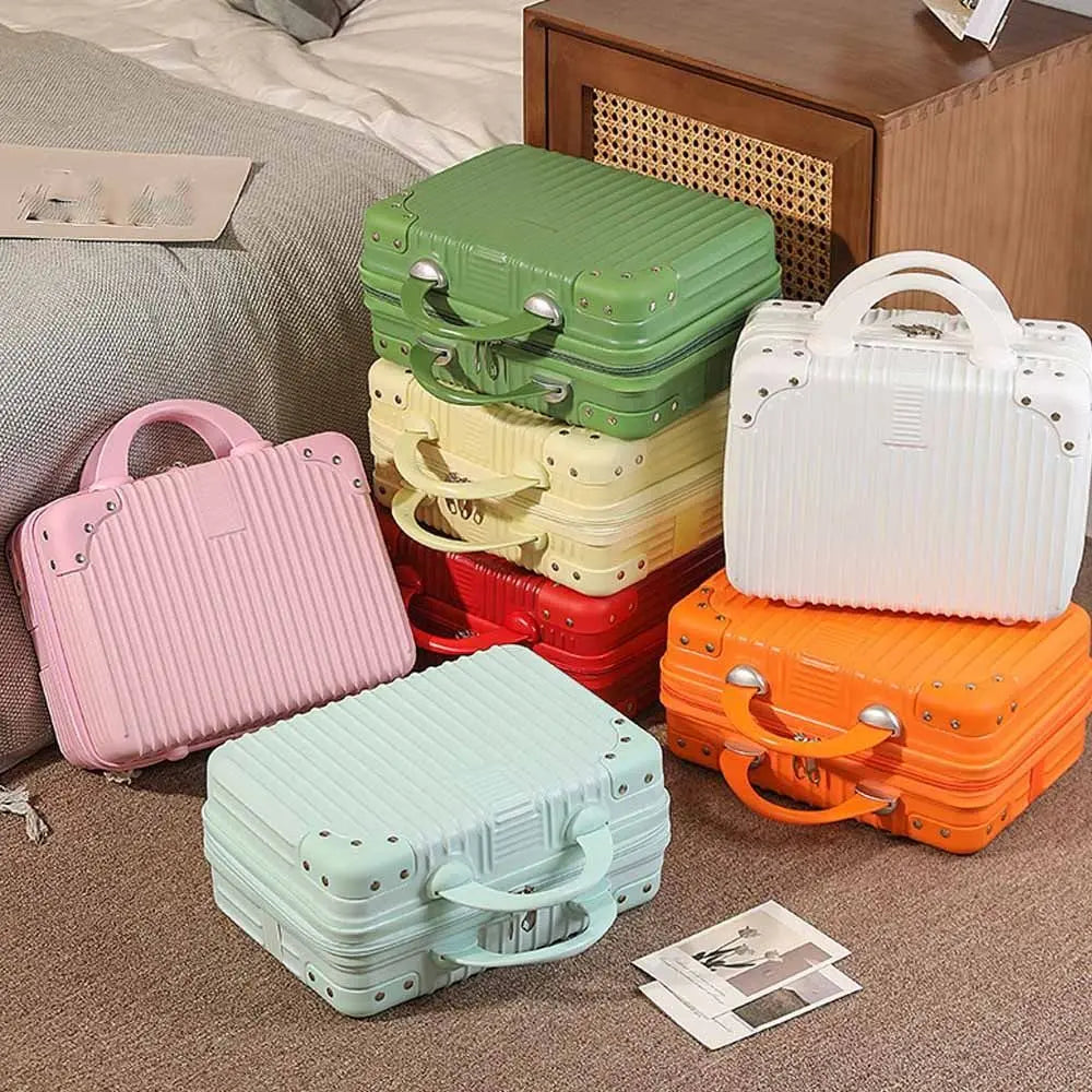 Luvikno | Travellia Mini Kosmetikkveske | Kompakt og Stilig | Hardt Skall laget av ABS+PC | Ideell for Reisen og Sminke