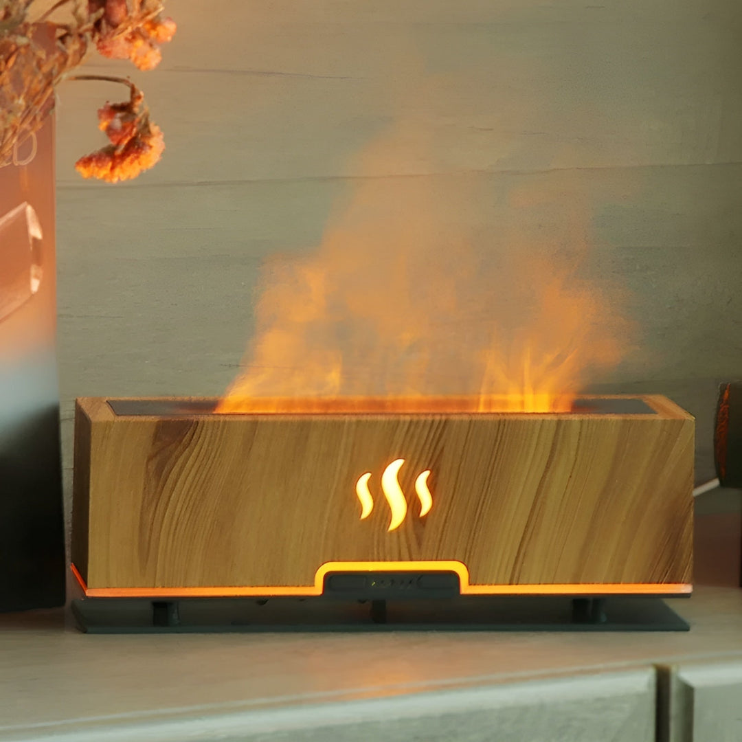 GlowFlame - Stilig Aroma Luftrenser for Hjem Luvikno