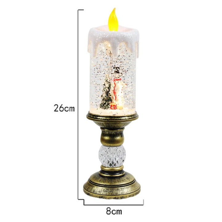 Crystal Echo Christmas Water Candle | Luvikno