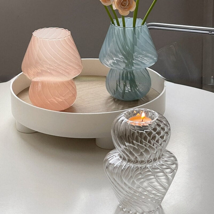Nordisk Stripete Glassvase | Luvikno