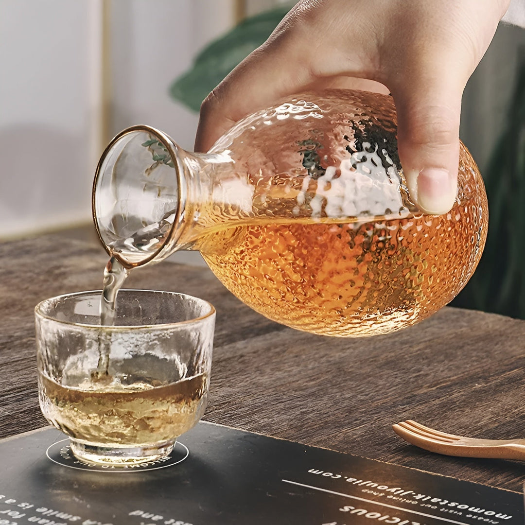 Japansk Glass Sett – Elegant Sake & Whisky Sett | Perfekt for Bar & Hjem | Luvikno