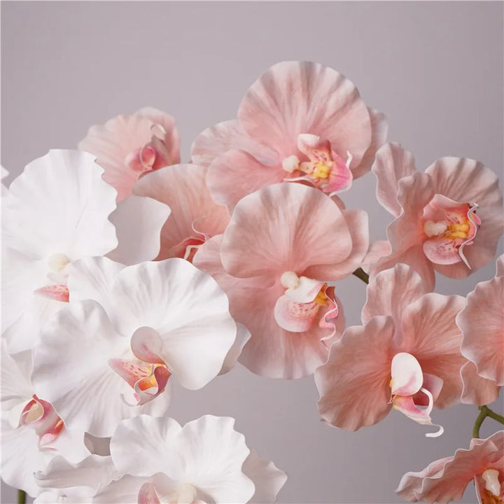 9-hodet kunstig Phalaenopsis blomst