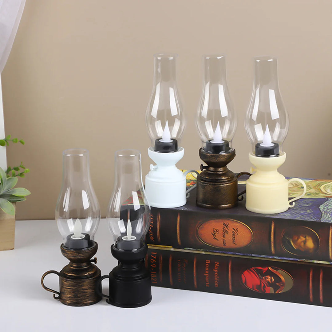 Vintage lampe – Retro design med varmt LED-lys for stue eller spisestue | Luvikno