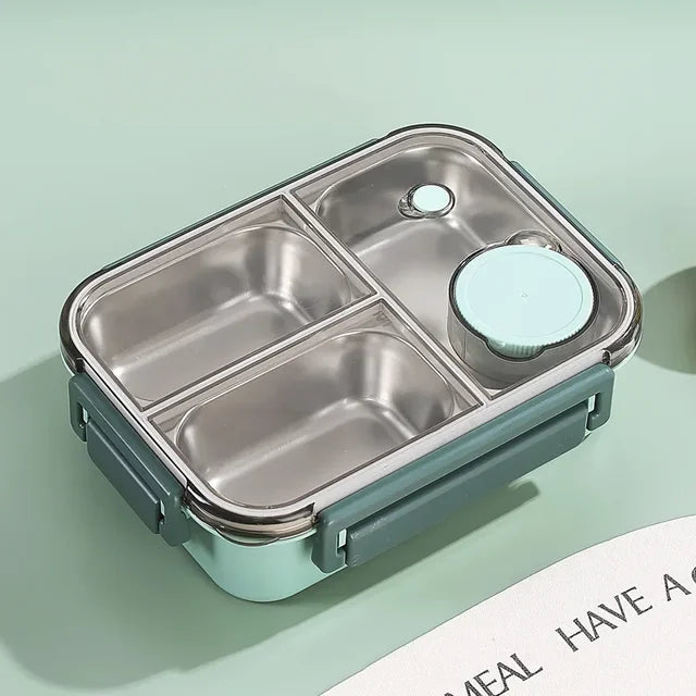 Luvikno | Isolert Rustfritt Stål Lunsjboks | Lekkasjesikker Bento Design | Holder Mat Varm 6t / Fersk 12t | 304 Stål