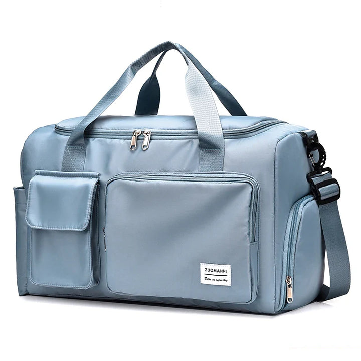 Luvikno | Viontera Reisekoffert Damer | 35L Helgveske med Skorom | Vanntett & Flygodbefalt | Sport & Trening Bag