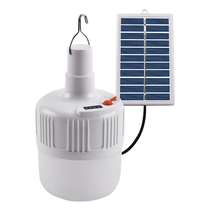 Luvikno | Solanite Solar LED Hengende Lampe | 6–12 Timer Lys | Oppladbar & IP65 Vanntett | For Camping, Hage & Nødsituasjoner