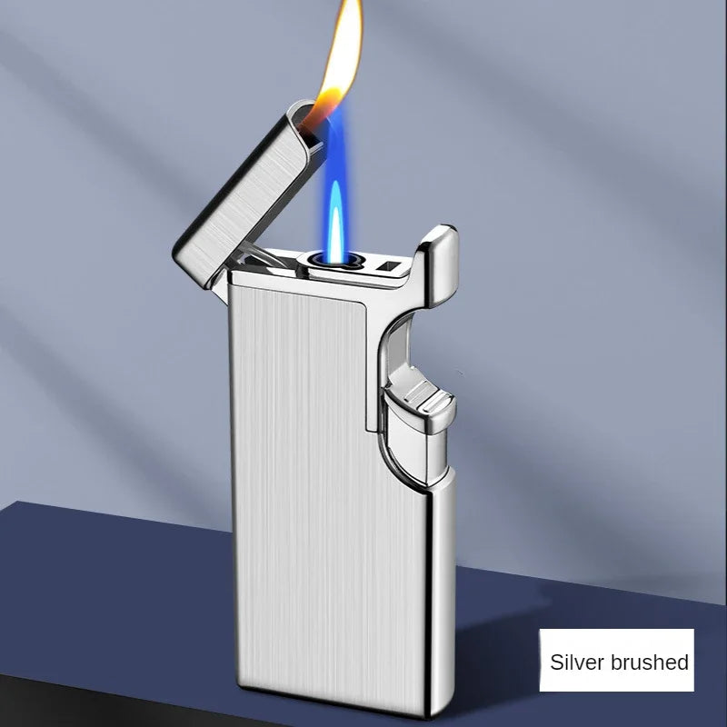 Metal Double Fire Jet Butane Lighter | Luvikno