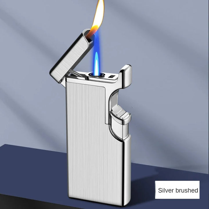 Metal Double Fire Jet Butane Lighter | Luvikno