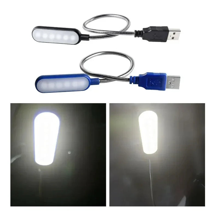 Luvikno | USB LED Lese Lampe – Kompakt Lys for Nødsituasjoner