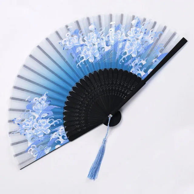 Tradisjonell japansk stil blomsterhåndvifte | Luvikno