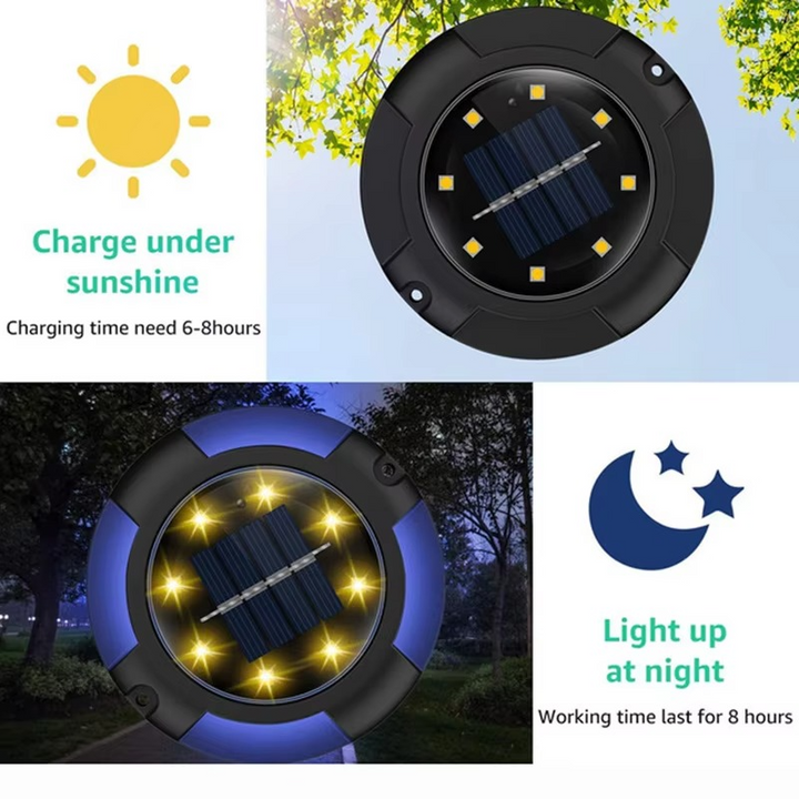 Livly sunlight for the garden – Outdoor multicolor LED lighting Luvikno