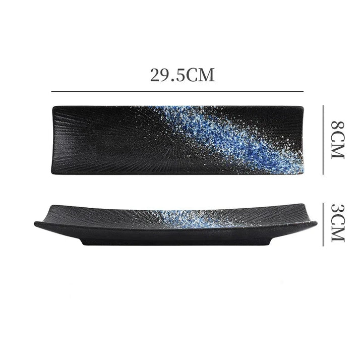 Minimalistiske sushi-tallerkener Luvikno