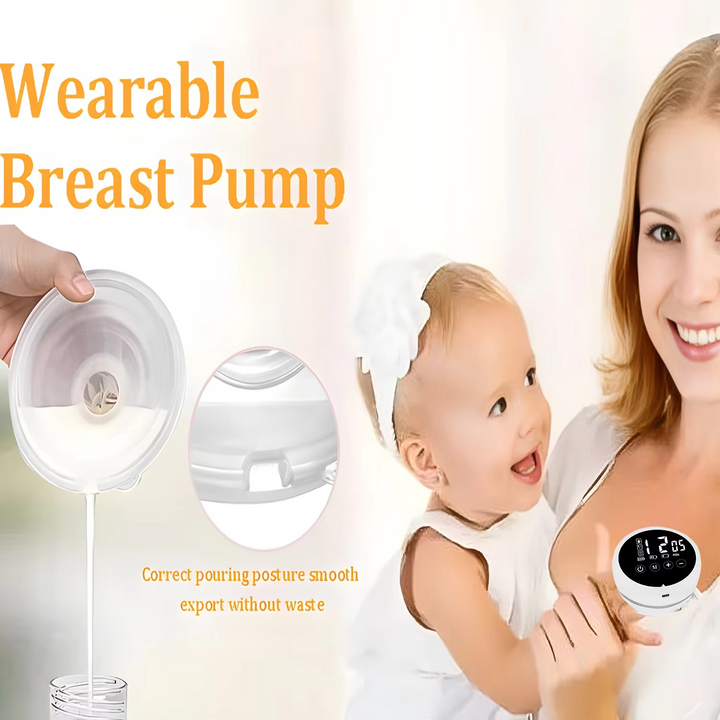 Enkel Dual Electric Hands-Free Brystpumpe Luvikno