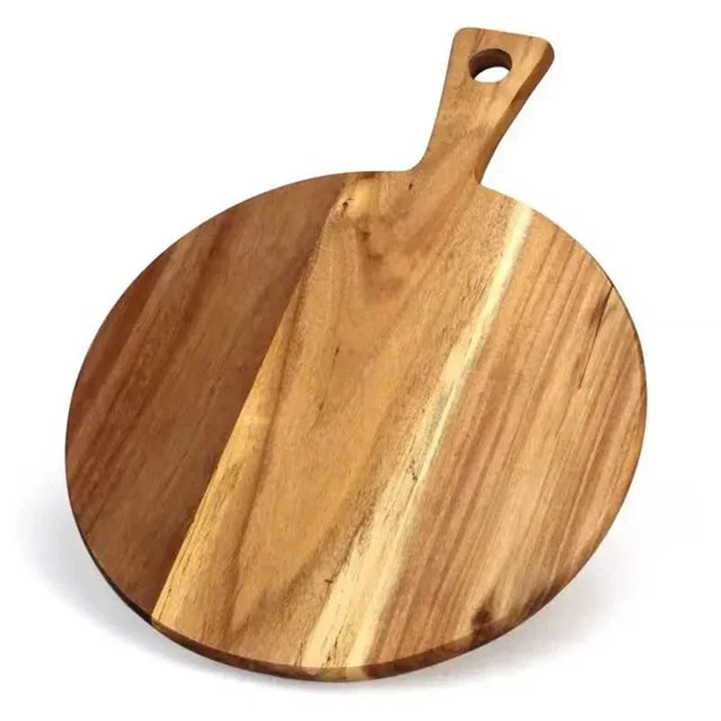 WoodStyle Acacia – Tre Pizza- og Serveringsbrett Luvikno