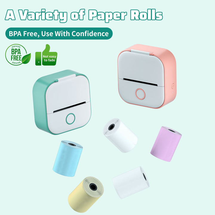 PocketPrint Mini – Bærbar termisk fotoprinter uten ekk | Luvikno
