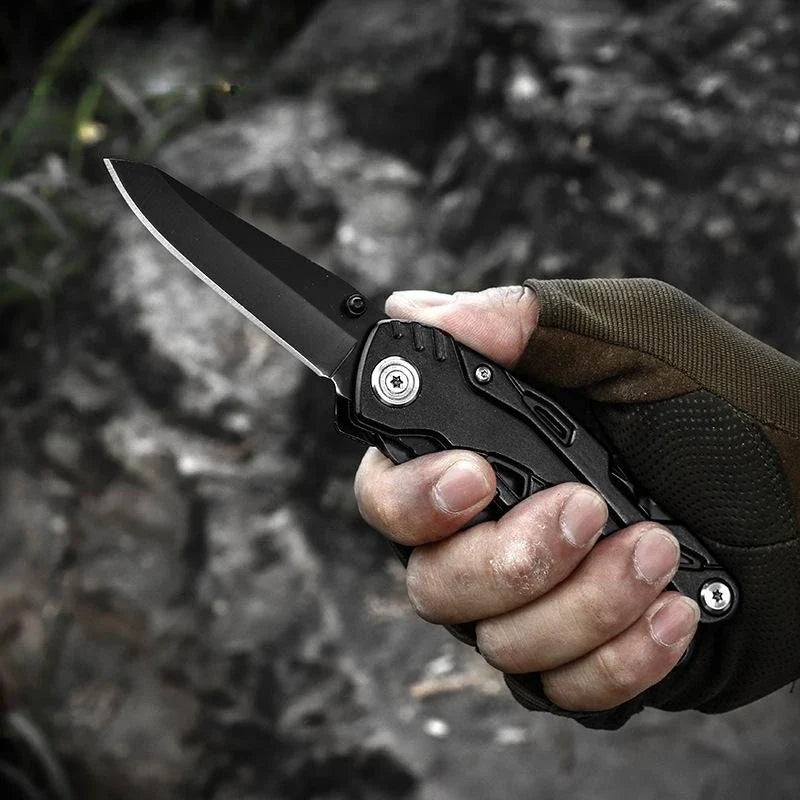 Ultimate Outdoor EDC Spenne Folding Survival Multi-Verktøy | Luvikno
