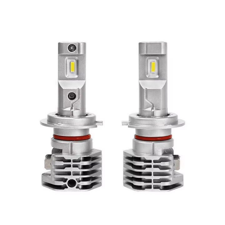 2stk 30000LM LED Hovedlys Pærer H4 H7 9003 CSP Vifteløs Høy Lav Stråle 12V 24V Luvikno