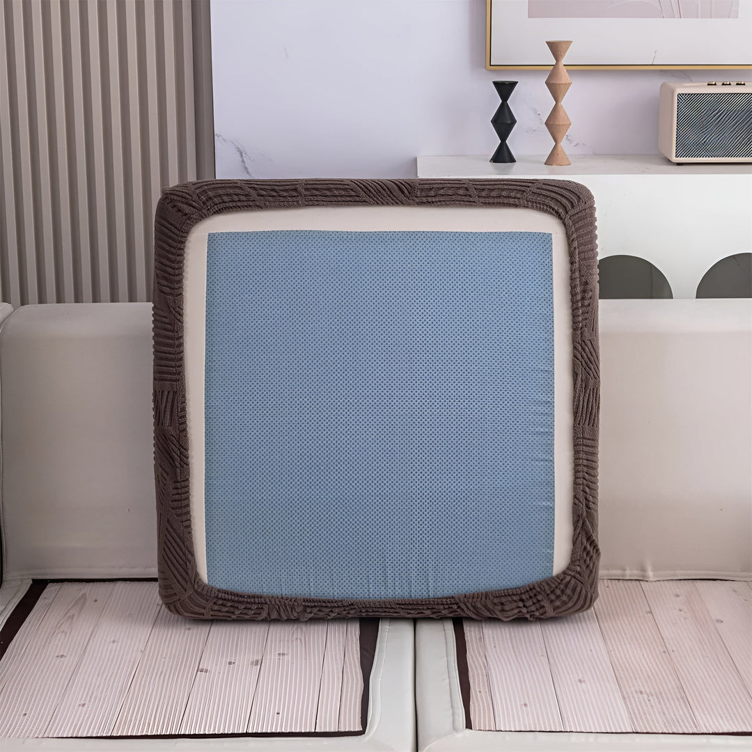 Jacquard Sofa Cover med Geometrisk Mønster – Myk & Katt-vennlig | Perfekt for Beskyttelse og Koselige Oppholdsrom | Luvikno