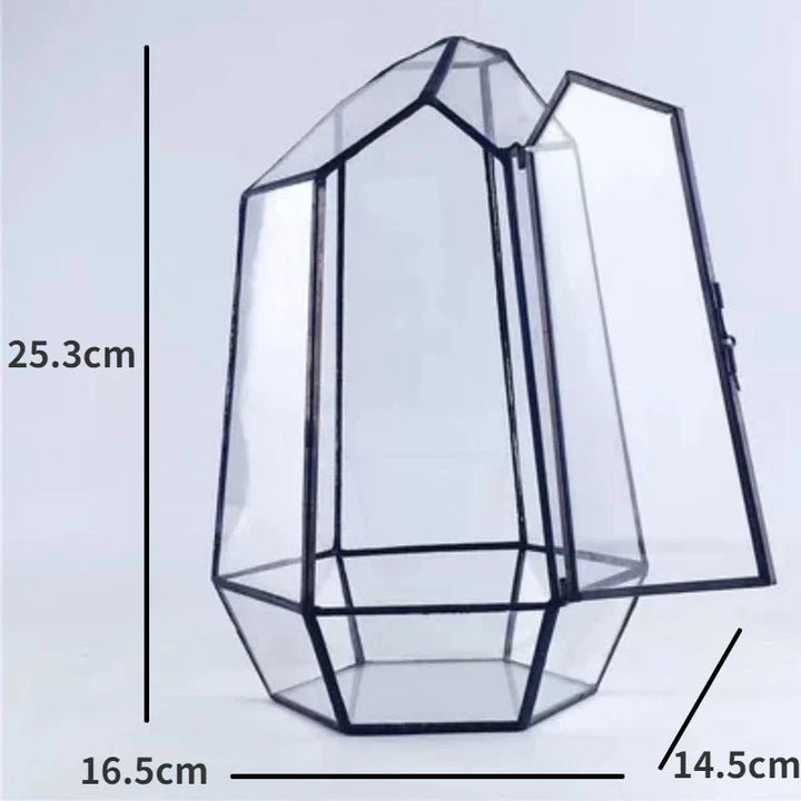 Moderne Geometriske Natur-Inspirerte Botaniske Terrarium | Luvikno