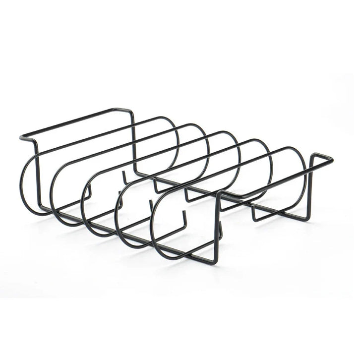 Luvikno | Rib Holder GrillMeister Pro | For 4 Racks | Non-Stick Coated | For Gassgrill & Ovnen