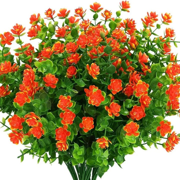Luvikno | Kunstige blomster FloraSun | UV-bestandig og værbestandig | Hengende dekorative planter for hage og balkong | Enkel pleie og eviggrønn