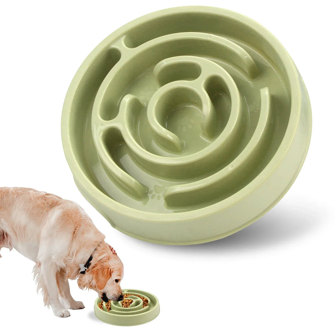 Luvikno | SnackMaze Bowl | Anti-Svelging Bowl for Hundar & Kattar | Non-Slip & BPA-Fri | Langsom Spising for Sunn Fordøyelse