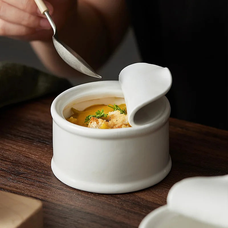 Luvikno | Moderne fransk løksuppebolle – Premium keramisk suppe- og grytebolle