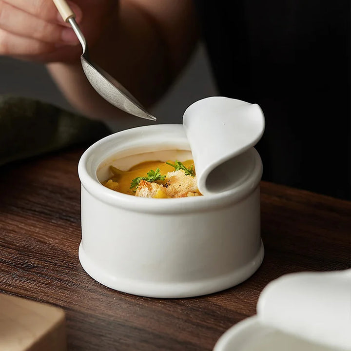 Luvikno | Moderne fransk løksuppebolle – Premium keramisk suppe- og grytebolle