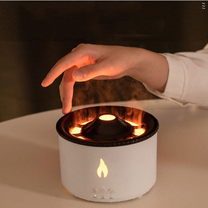 Volcanic Flame Luftfukter Nattlampe | Luvikno