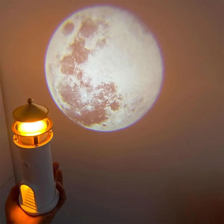 Moon Harbor Fyrtårn Nattlampe | Luvikno