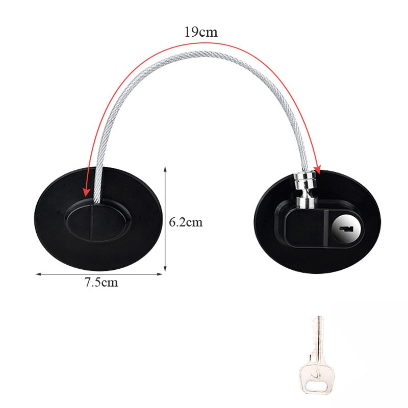 Safe Baby Secure Door Cabinet Lock | Luvikno