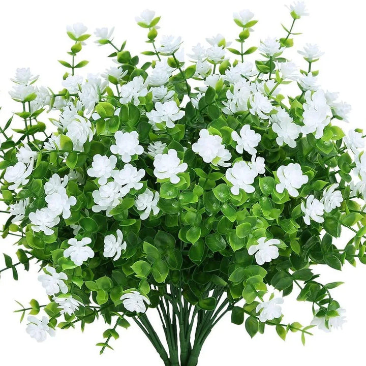 Luvikno | Kunstige blomster FloraSun | UV-bestandig og værbestandig | Hengende dekorative planter for hage og balkong | Enkel pleie og eviggrønn
