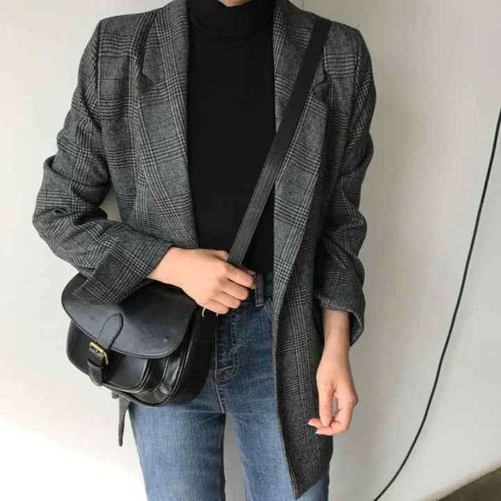 Luvik | Blazer med rutete jakke