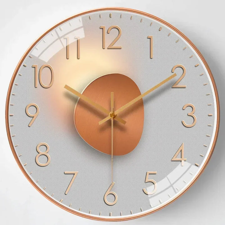 SilentTime - Digital veggklokke i klassisk stil - 8 tommers Luvikno